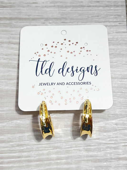 Gold Plated Hoops