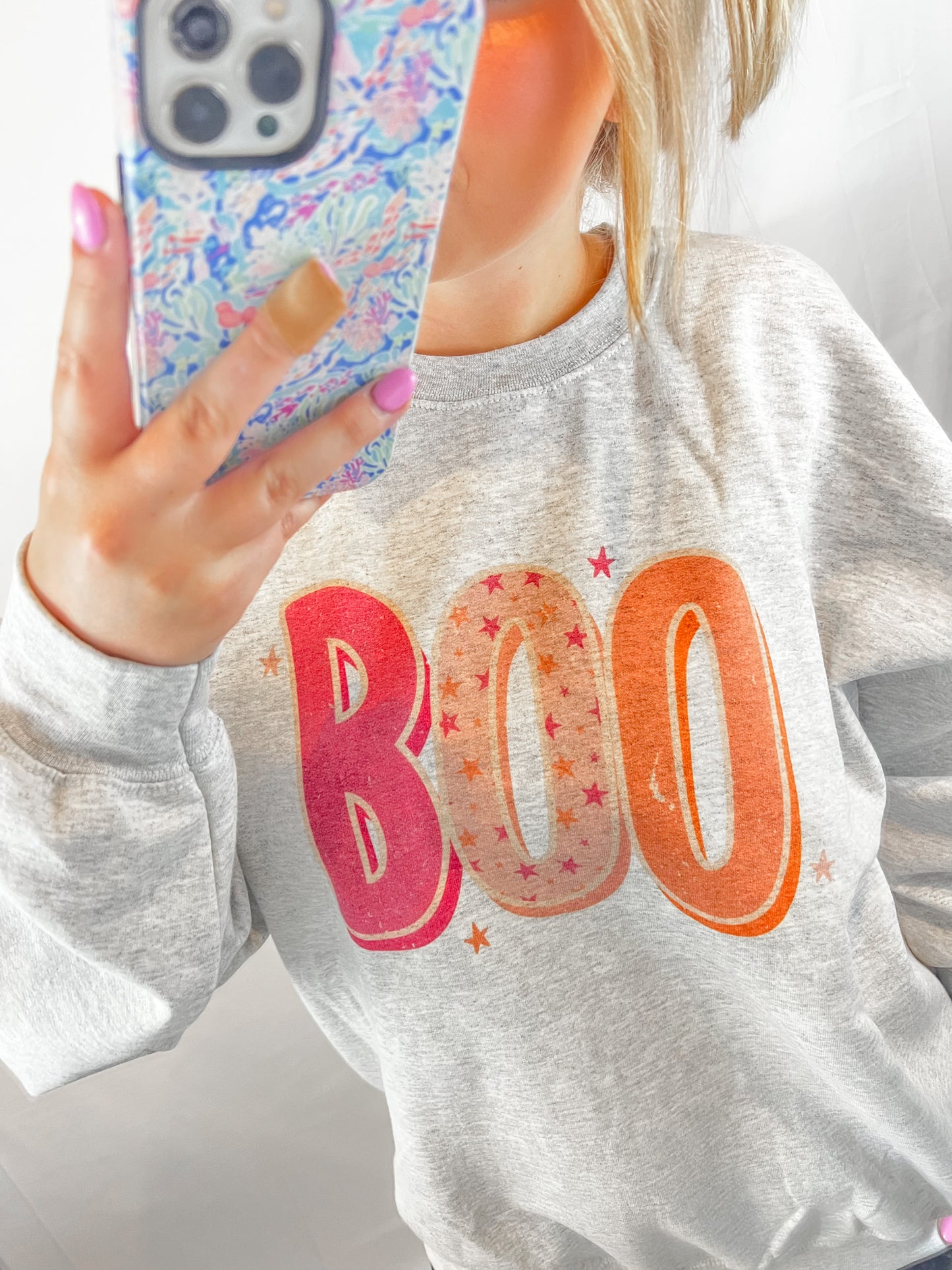 Boo Graphic Sweatshirt