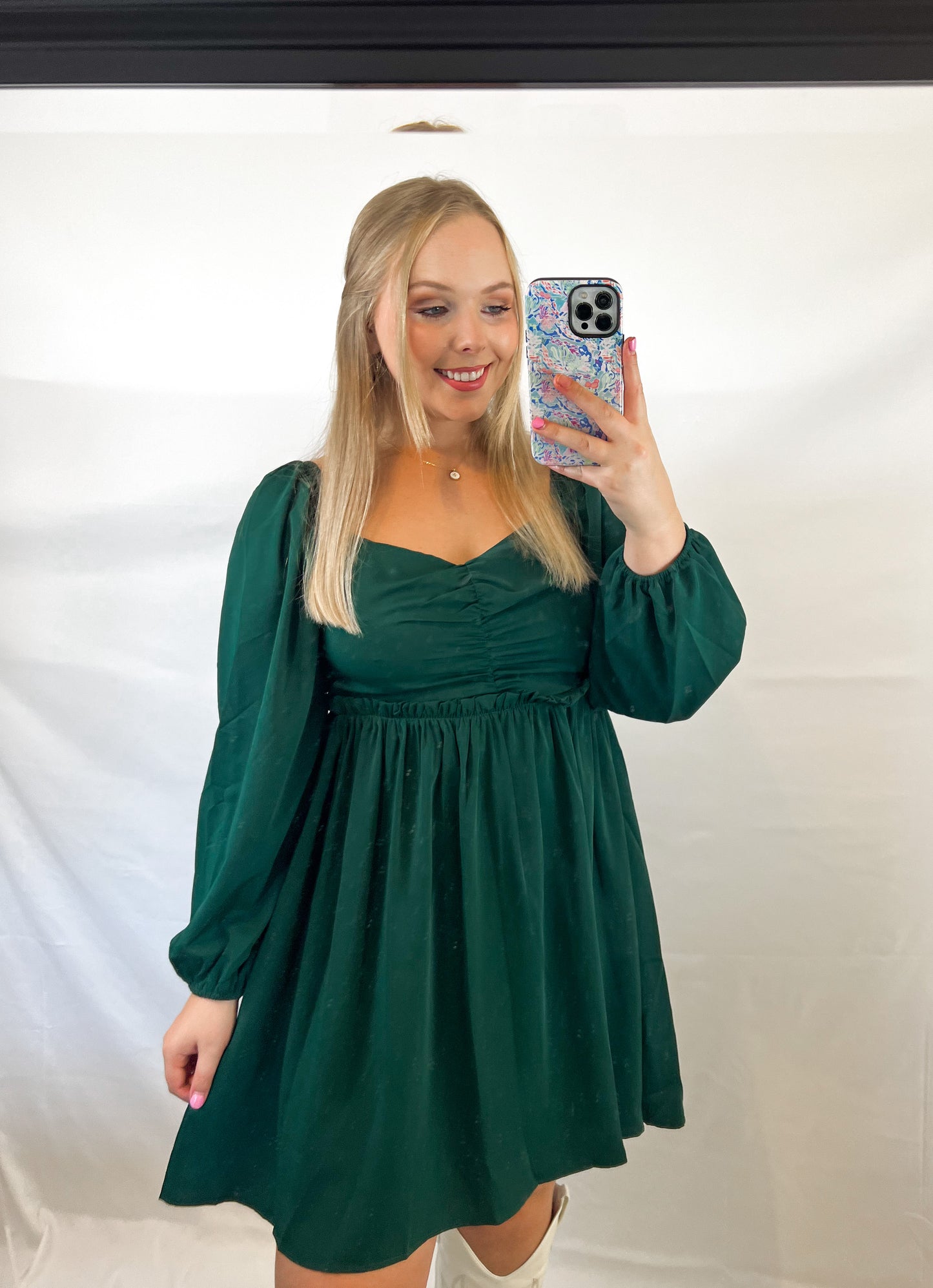 Emerald Sweetheart Dress