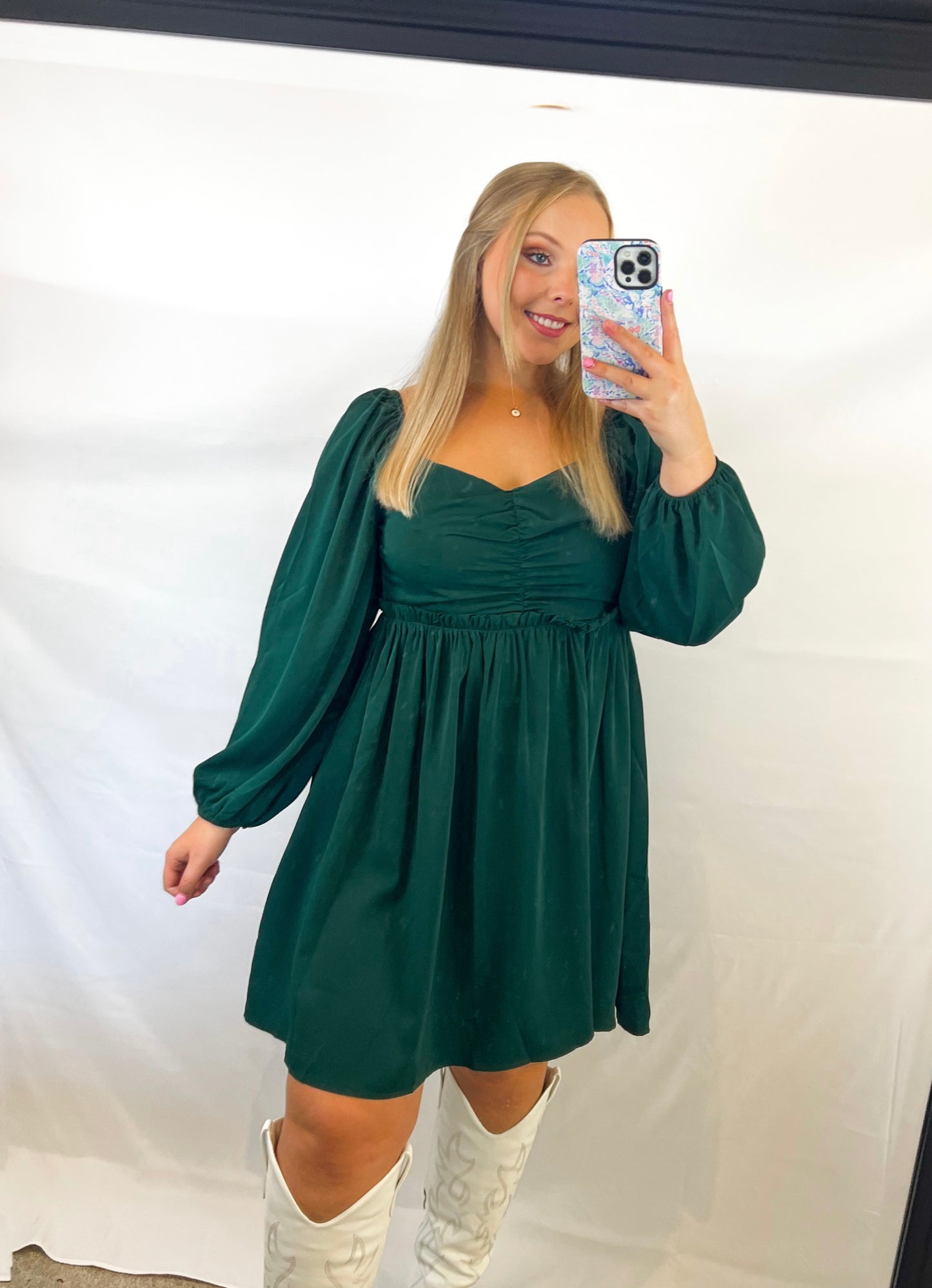Emerald Sweetheart Dress