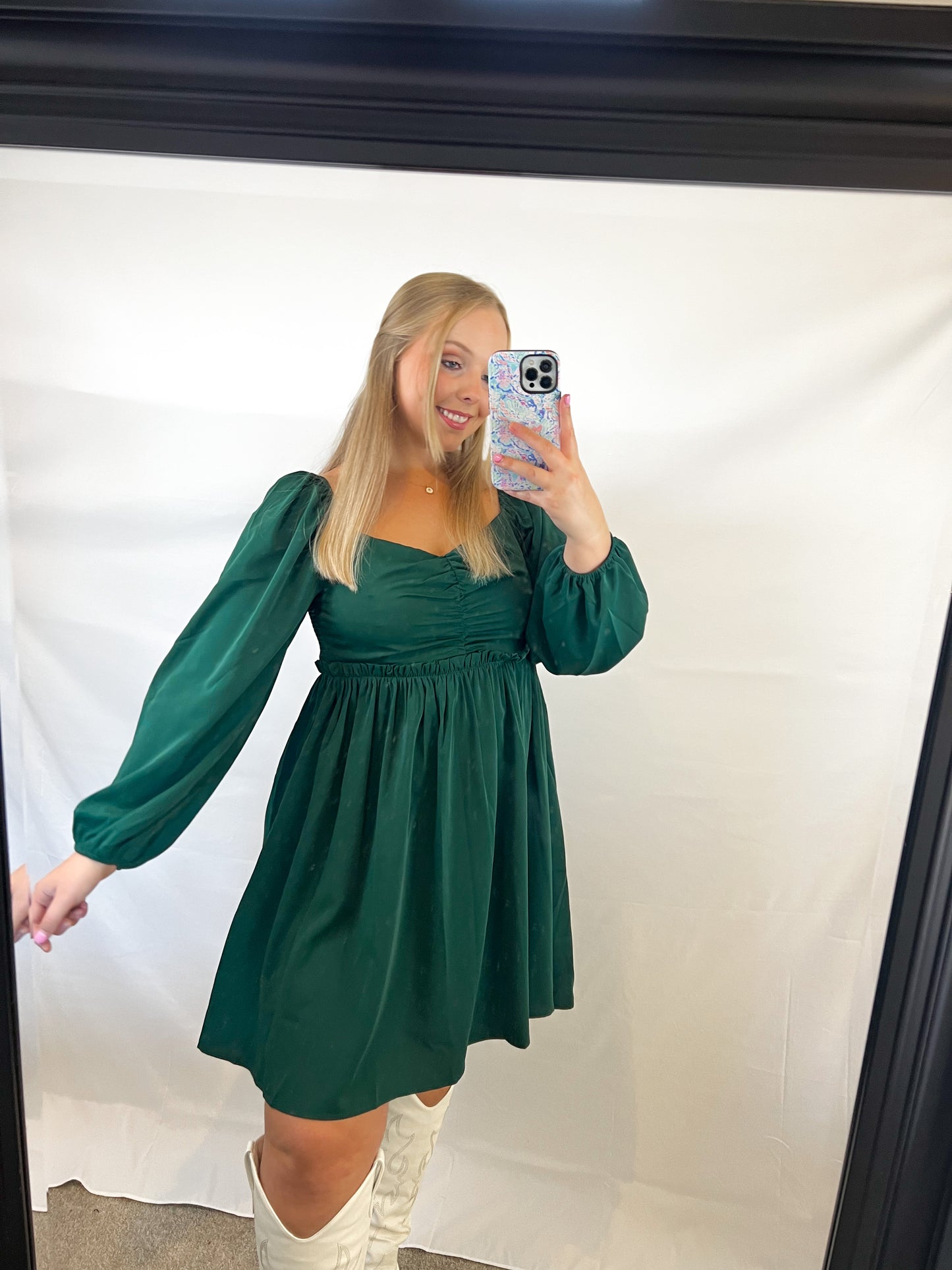 Emerald Sweetheart Dress