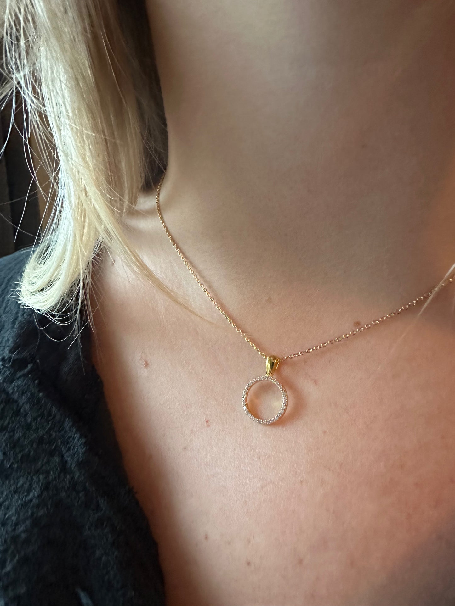 Circle Pendant Necklace