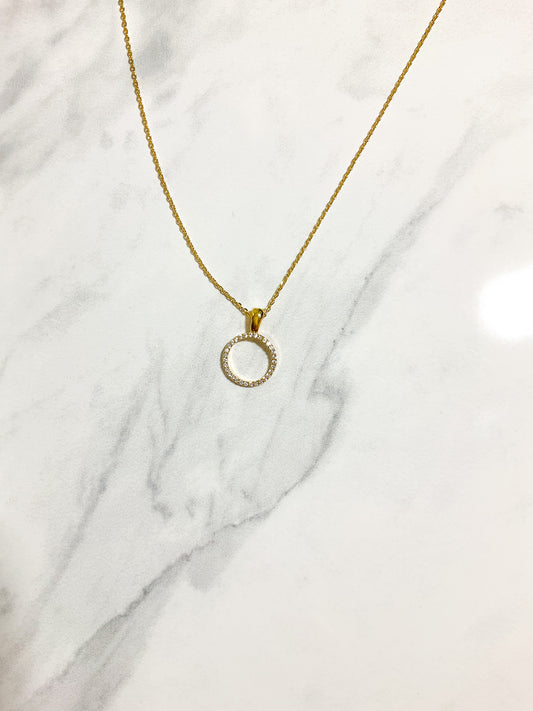 Circle Pendant Necklace