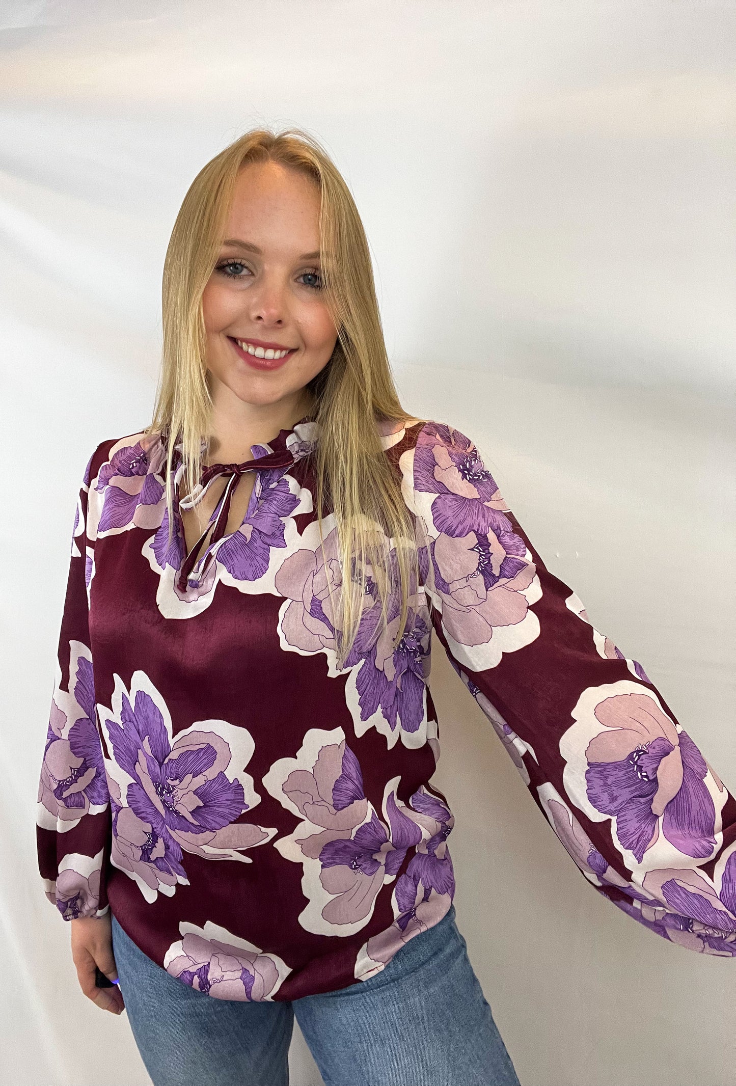 Amalia Floral Print Blouse