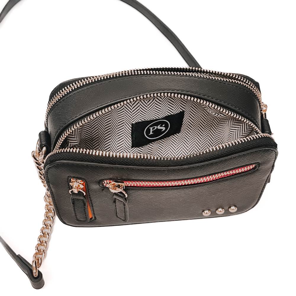 Clarity Crossbody Bag in Black