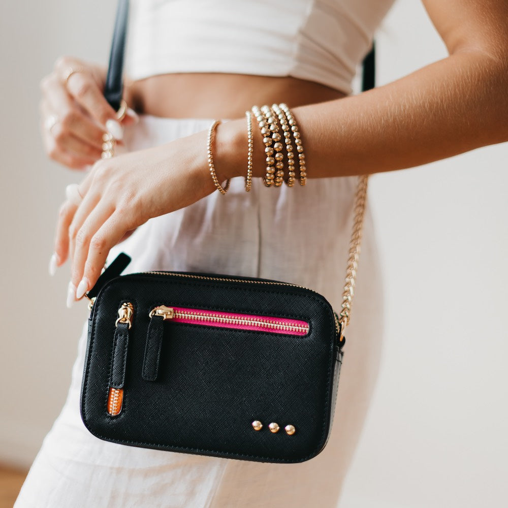 Clarity Crossbody Bag in Black