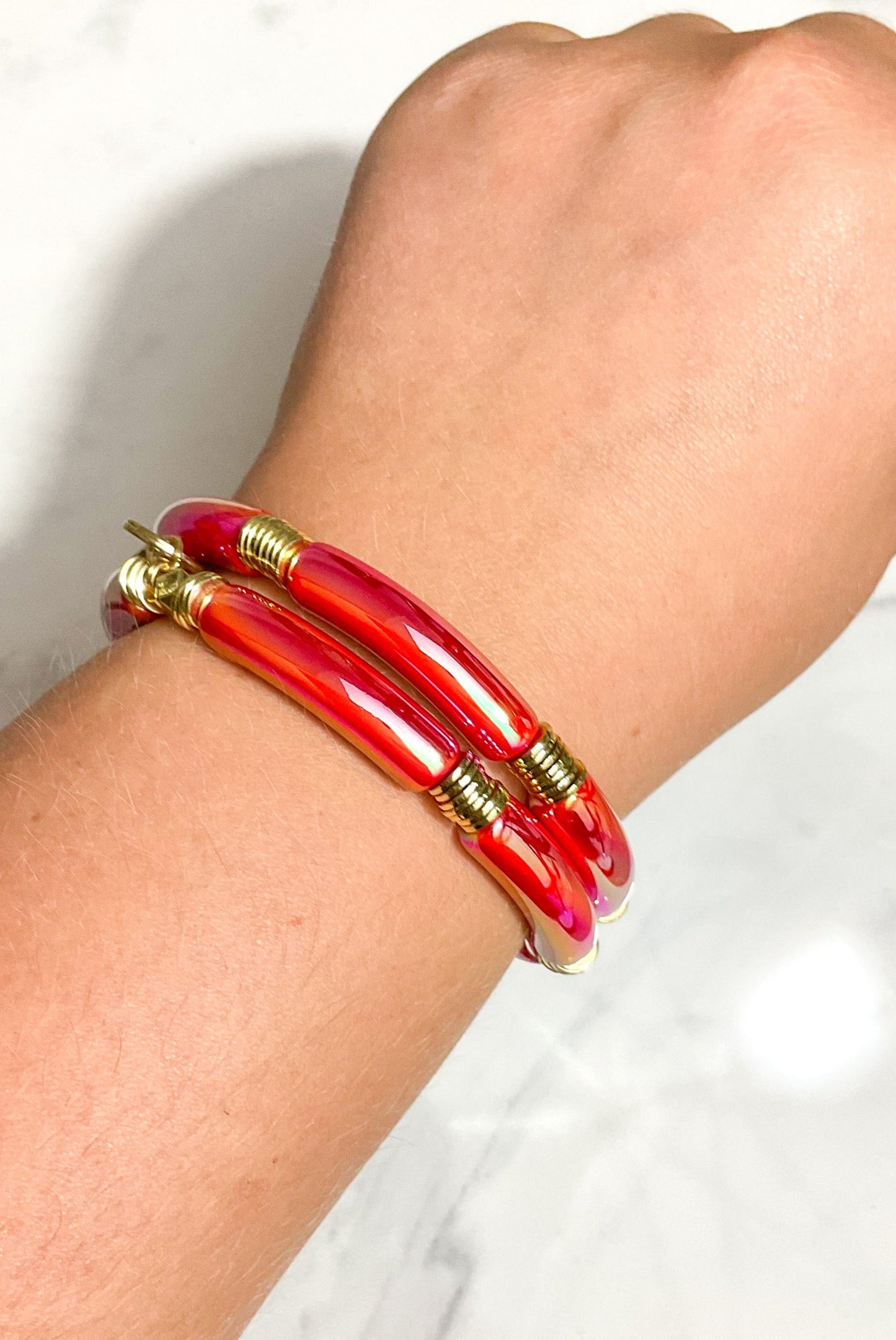 Metallic Sunset Tube Bracelet