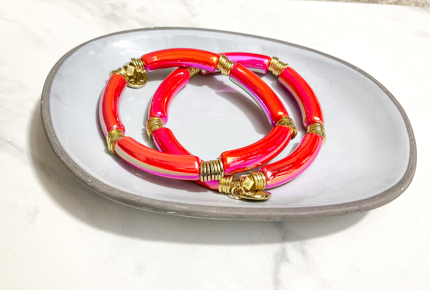 Metallic Sunset Tube Bracelet